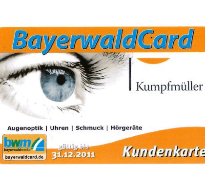 Kumpfmüller – Bayerwald Card